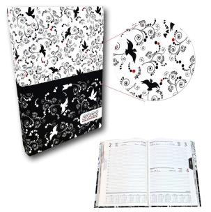 Opakowanie Kalendarz 2022 A5 dzienny soft touch Ptaki