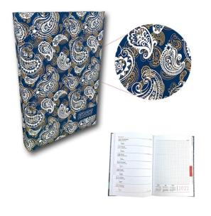 Opakowanie Kalendarz 2022 A5 tygodniowy soft touch Paisley