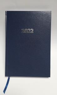 Opakowanie Kalendarz 2022 Ekonomiczny V2 A5 dzienny granatowy KKA5DE