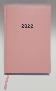 Opakowanie Kalendarz 2022 Ekonomiczny V6 A5 dzienny różowy KKA5DE