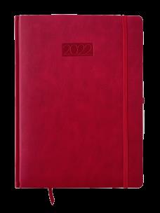 Opakowanie Kalendarz 2022 Elegance V6 A4 dzienny czerwony KKA4DE