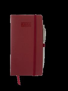 Opakowanie Kalendarz 2022 Lux V1 DL tygodniowy czerwony KKDLTL