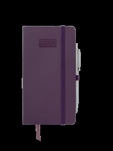 Opakowanie Kalendarz 2022 Lux V2 DL tygodniowy fioletowy KKDLTL