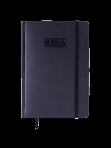 Opakowanie Kalendarz 2022 Lux z gumką V2 A5 dzienny granatowy KKA5DL