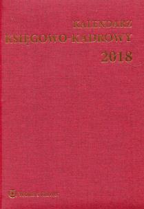 Opakowanie Kalendarz księgowo-kadrowy 2018