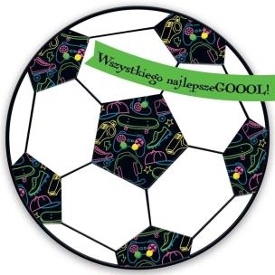 Opakowanie Karnet KW Neon Tłoczony piłka