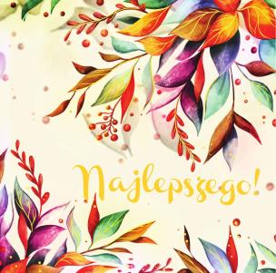 Opakowanie Karnet KW SH Liście