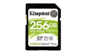 Opakowanie Karta pamięci Kingston Canvas Select Plus SDS2/256GB (256GB; Class U3, V30; Karta pamięci)