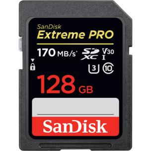 Opakowanie Karta pamięci SanDisk EXTREME PRO SDSDXXY-128G-GN4IN (128GB; Class U3, V30; Karta pamięci)