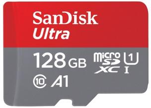 Opakowanie Karta Pamięci SANDISK ULTRA microSDXC 128 GB 120MB/s  + ADAPTER