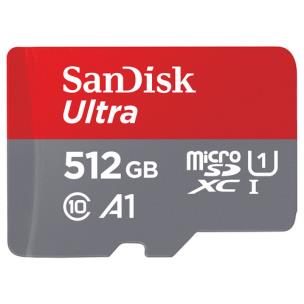 Opakowanie Karta Pamięci SANDISK ULTRA microSDXC 512 GB 120MB/s  + ADAPTER