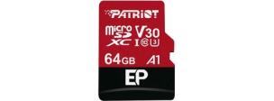 Opakowanie Karta Patriot Memory EP Pro PEF64GEP31MCX (64GB; Class 10, Class U3)