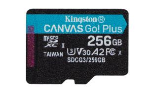 Opakowanie KINGSTON microSDXC Canvas Go Plus 256GB