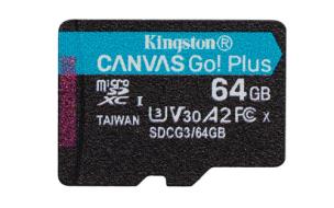 Opakowanie KINGSTON microSDXC Canvas Go Plus 64GB