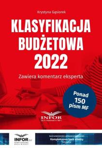 Okładka książki Klasyfikacja Budżetowa 2022