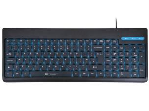 Opakowanie Klawiatura membranowa Tracer REEF TRAKLA45234 (USB; (US); kolor czarno-niebieski)