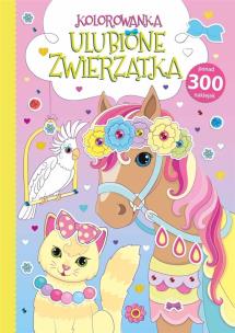 Okładka książki Kolorowanka Ulubione zwierzątka