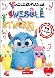 Okładka książki Kolorowanka Wesołe stworki