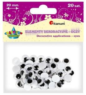 Opakowanie Konfetti Oba Family oczy 20mm (O007)