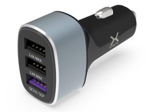 Opakowanie KRUX USB CAR CHARGER 3xUSB QC 3.0