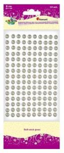 Opakowanie Kryształki samoprzylepne perełki 7mm 15 pasków