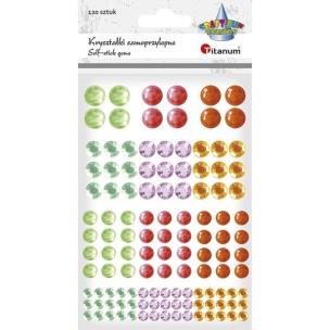 Opakowanie Kryształki samoprzylepne perełki mix 120szt