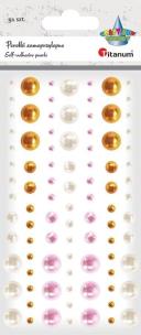 Opakowanie Kryształki samoprzylepne perełki mix 91szt