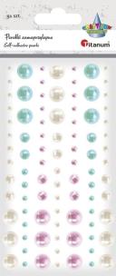 Opakowanie Kryształki samoprzylepne perełki mix 91szt