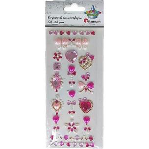 Opakowanie Kryształki samoprzylepne tatuaż/biżuteria mix
