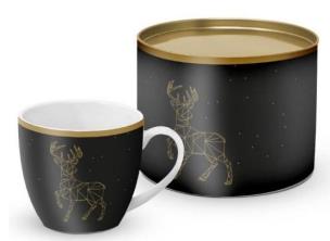 Opakowanie Kubek w puszce - Renifer