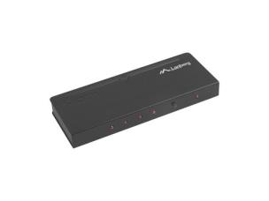 Opakowanie LANBERG SPLITTER VIDEO HDMI -> 4X HDMI 4K + ZASILACZ SPV-HDMI-0004