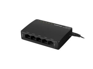 Opakowanie LANBERG SWITCH POE DSP3-1005-60W (5-PORT, 1GB/S, 30W/PORT))