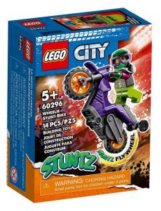 Opakowanie Lego CITY 60296 Wheelie na motocyklu kaskaderskim