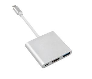 Opakowanie MACLEAN ADAPTER USB 3.1 C-HDMI 4K + USB 3.0 + USB C MCTV-840