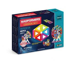 Opakowanie Magformers Carnival Set Klocki magnetyczne 46 elementów
