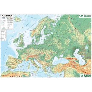 Opakowanie Mapa ścienna Europy. Fizyczna konturowa 1:3,3