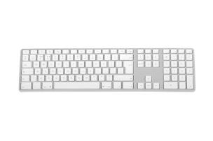 Opakowanie MATIAS KLAWIATURA ALUMINIOWA MAC PODŚWIETLANA RGB SILVER FK318LS-UK