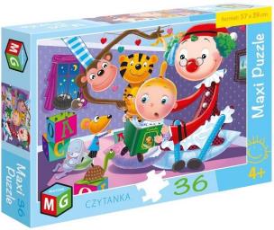 Maxi Puzzle 36 Czytanka. Wydawca: MULTIGRA. Multiszop.pl Opakowanie Maxi Puzzle 36 Czytanka