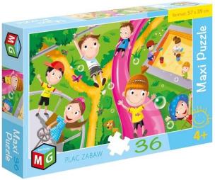 Maxi Puzzle 36 Plac zabaw. Wydawca: MULTIGRA. Multiszop.pl Opakowanie Maxi Puzzle 36 Plac zabaw