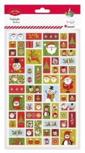 Opakowanie Naklejki papierowe Boże Narodzenie 2 plansze