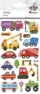 Opakowanie Naklejki wypukłe pojazdy użytkowe mix 17szt