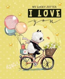 Opakowanie Notatnik ozdobny 104x124/64K linia Panda