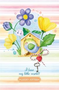 Opakowanie Notatnik ozdobny 105x165/64K kratka TW Ptaszek