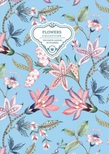 Opakowanie Notatnik ozdobny 128x165/96K kratka Kwiaty