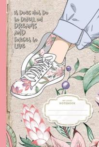 Opakowanie Notatnik ozdobny 143x210/64K kratka Buty