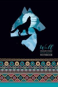 Opakowanie Notatnik ozdobny 143x210/64K kratka Wilk