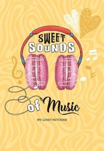 Opakowanie Notatnik ozdobny 143x210/64K linia Słuchawki