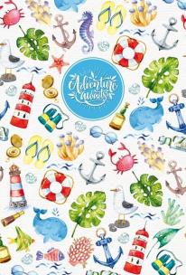 Opakowanie Notatnik ozdobny 143x210/96K kratka Morze