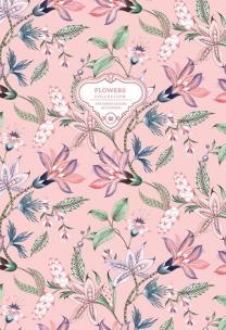 Opakowanie Notatnik ozdobny 143x210/96K linia Kwiaty