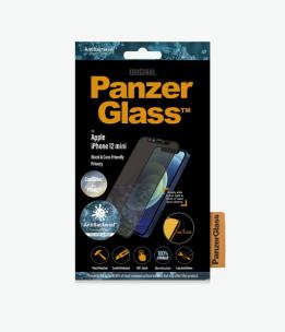 Opakowanie PANZERGLASS SZKŁO HARTOWANE IPHONE 12 MINI ANTYBAKTERYJNE CASE FRIENDLY CAMSLIDER PRV P2713
